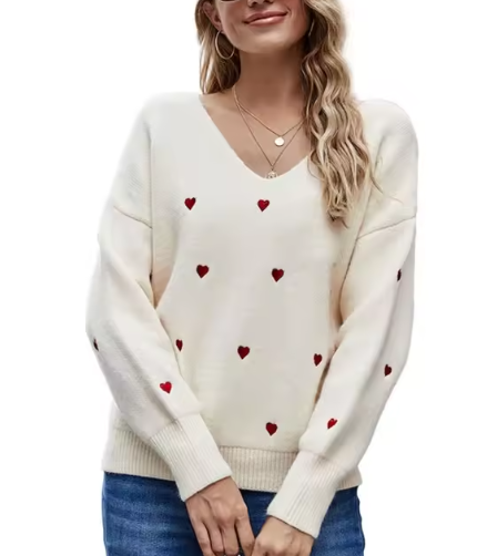 Althea Heart Sweater